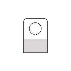 Hang Tab with CIRCULAR HANG HOLE